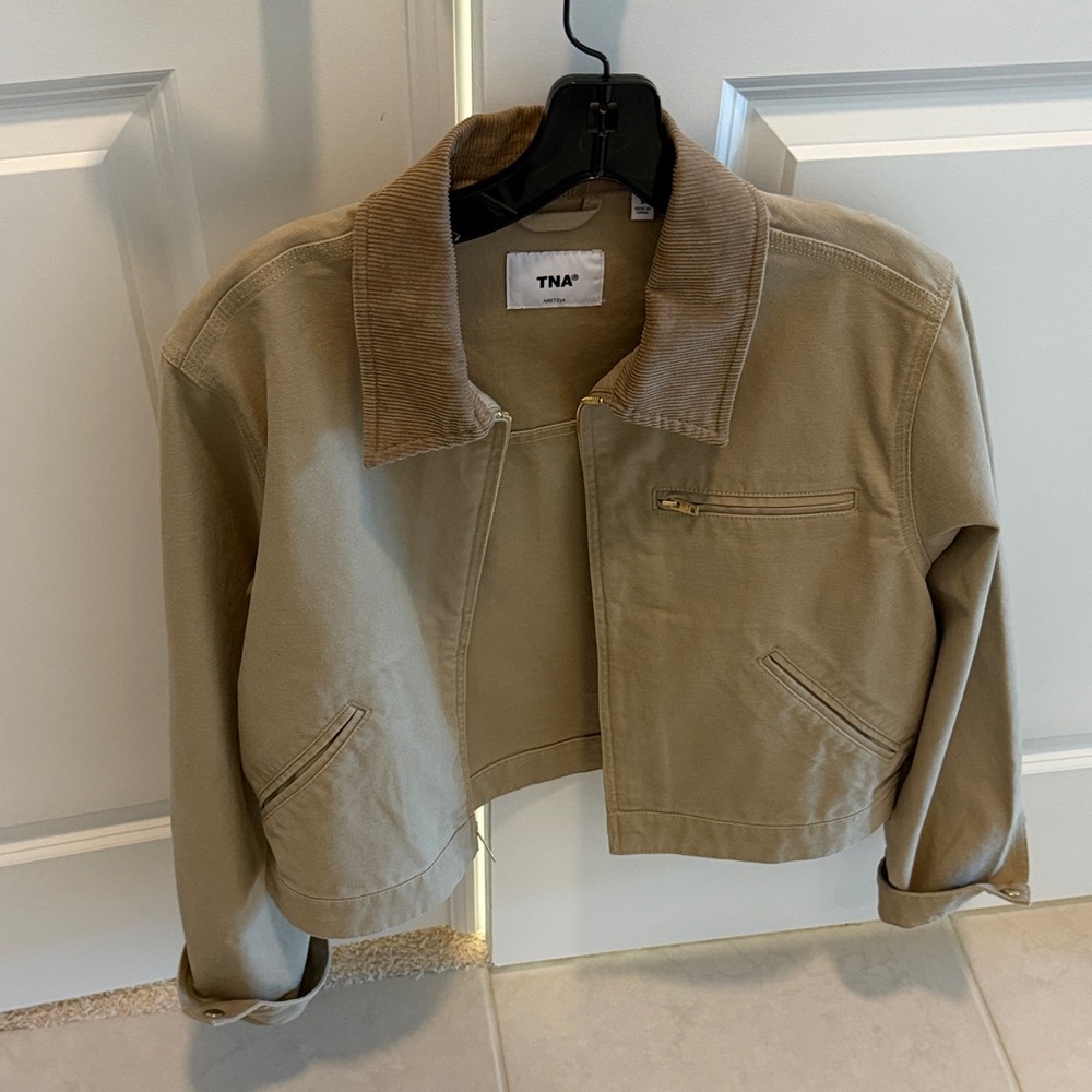 Aritzia S TNA Women's Utility Jacket in Tan